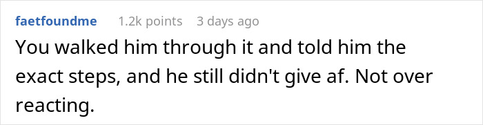 Comment about dad microwaving breast milk, user agrees mom's reaction is justified.