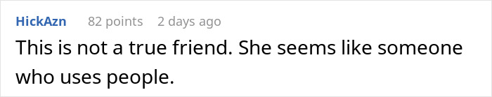 Comment criticizing a bride seeking free labor for wedding prep without including friend in the wedding party. Comment criticizing a bride seeking free labor for wedding prep without including friend in the wedding party.