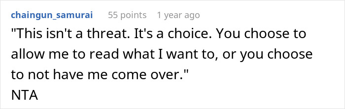 Stepmom Tries To Censor What 16YO Reads, He Decides Not To Visit His Dad Anymore