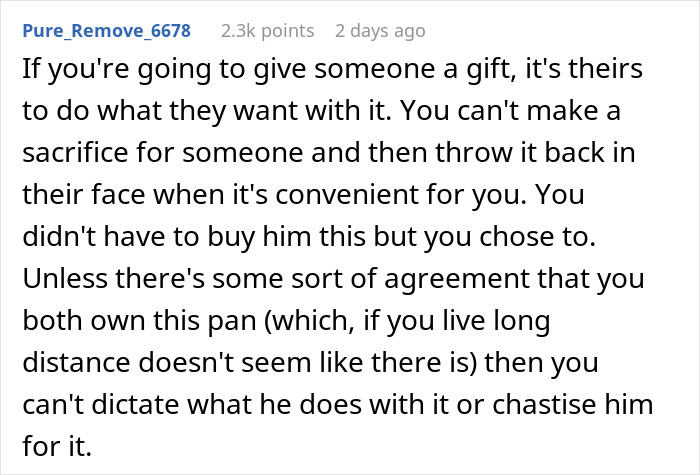 Clueless Guy Ruins $200 Pan That His GF Sold A Gaming Console To Get Him, She&rsquo;s Devastated 