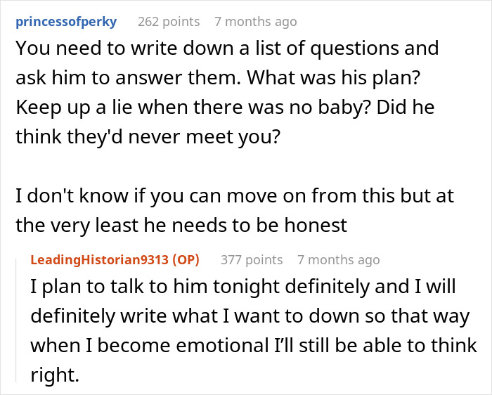 Discussion on husband, sister, and wife dilemma in online comments exchange.