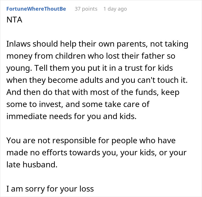 Grandparents Who Skipped Wedding Now Want Man&rsquo;s Life Insurance, Widow Refuses