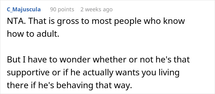 User comment criticizing childish behavior towards someone with OCD.