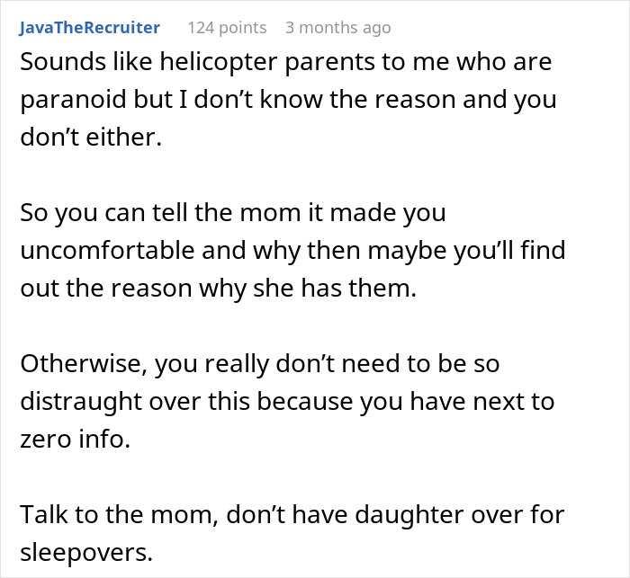 Discussion on daughter's sleepovers after finding camera, advice shared. Discussion on daughter's sleepovers after finding camera, advice shared.