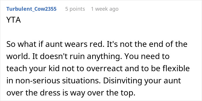 Reddit comment critical of mom's Sweet 16 rules, highlighting a need for respect and flexibility.
