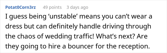 Brother Removes Sister From Wedding Party, Family Justifies It As Being "For Her Own Good"