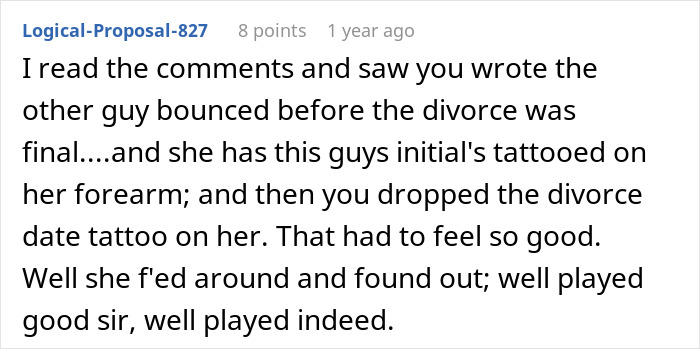 Wife Gets Initials Of Affair Partner Tattooed, Is Shocked And Hurt After Husband Divorces Her