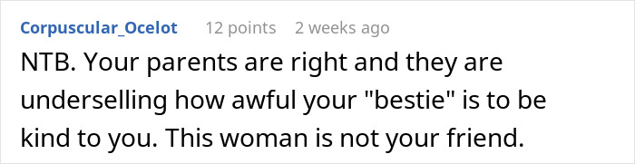 Comment on a post about a friend wanting to get engaged at a bride's wedding, calling the request inappropriate.