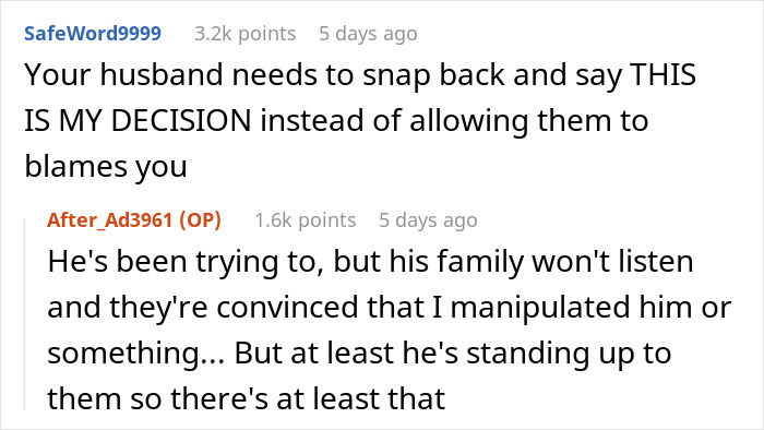 Text exchange discussing a woman's rejection of a 100-year-old baby name tradition.