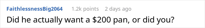 Clueless Guy Ruins $200 Pan That His GF Sold A Gaming Console To Get Him, She&rsquo;s Devastated 