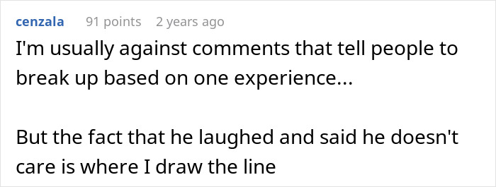 Comment on boyfriend laughing after discarding sentimental items, sparking a heated discussion. Comment on boyfriend laughing after discarding sentimental items, sparking a heated discussion.