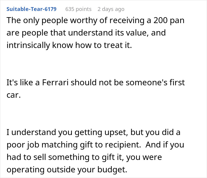 Clueless Guy Ruins $200 Pan That His GF Sold A Gaming Console To Get Him, She&rsquo;s Devastated 