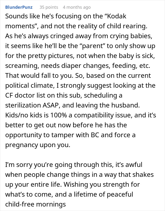 Wife Won&rsquo;t Give Birth Just To Become A Single Mom When Clueless Husband Realizes It&rsquo;s Hard Work