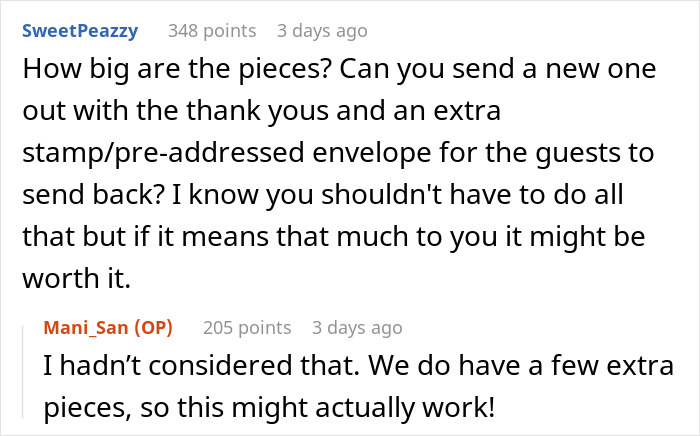 Image of a conversation discussing options for guest book pieces at a wedding, considering new ideas. Image of a conversation discussing options for guest book pieces at a wedding, considering new ideas.
