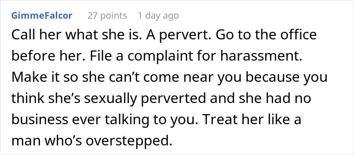 Comment on bikini top incident at public pool, discussing harassment and filing complaints. Comment on bikini top incident at public pool, discussing harassment and filing complaints.