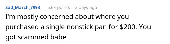 Clueless Guy Ruins $200 Pan That His GF Sold A Gaming Console To Get Him, She&rsquo;s Devastated 