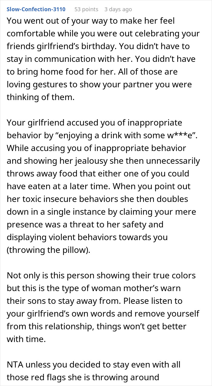 Online discussion about relationship issues and refusal to sleep on the couch.