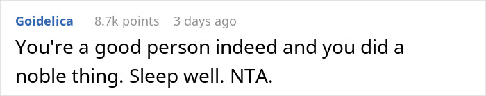 Comment praising woman warning about ex&rsquo;s criminal record.