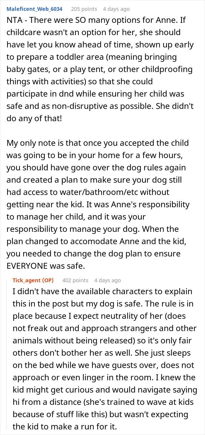 Discussion of D&D night disrupted by an unexpected toddler, highlighting planning issues and safety for children and pets. Discussion of D&D night disrupted by an unexpected toddler, highlighting planning issues and safety for children and pets.