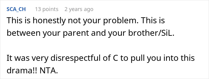 Reddit comment about family drama over a college fund dispute. Reddit comment about family drama over a college fund dispute.