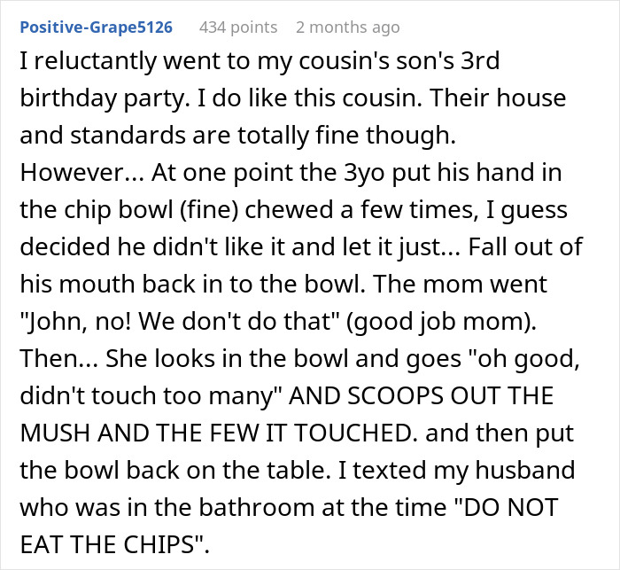 Text post recounting a messy and chaotic visit with sticky floors and kids at a friend's home. Text post recounting a messy and chaotic visit with sticky floors and kids at a friend's home.