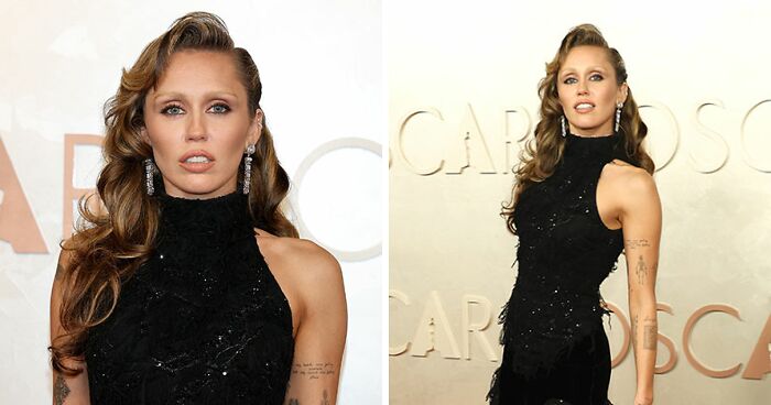 “She Ruined The Look”: Miley Cyrus Unrecognizable With Bleached Eyebrows At Oscars 2025