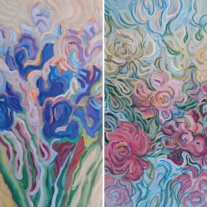 I Paint Flowers To Wake Up Trees And Plants After Winter (10 Pics)