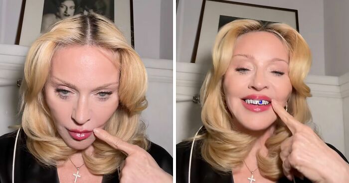 Madonna Fans Spot Embarrasing “Toilet” Detail As She Shows Off Diamond Grills
