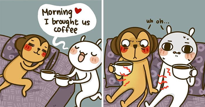 This Artist Hilariously Captures The Everyday Struggles Of Love And Life In 21 New Adorable Comics