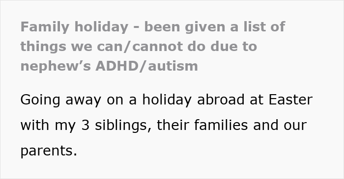 Woman Doesn't Know How To React To Sister's Rules For Upcoming Family Holiday Woman Doesn't Know How To React To Sister's Rules For Upcoming Family Holiday