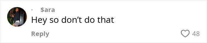 Comment expressing outrage with "don't do that" about a viral stunt. Comment expressing outrage with "don't do that" about a viral stunt.