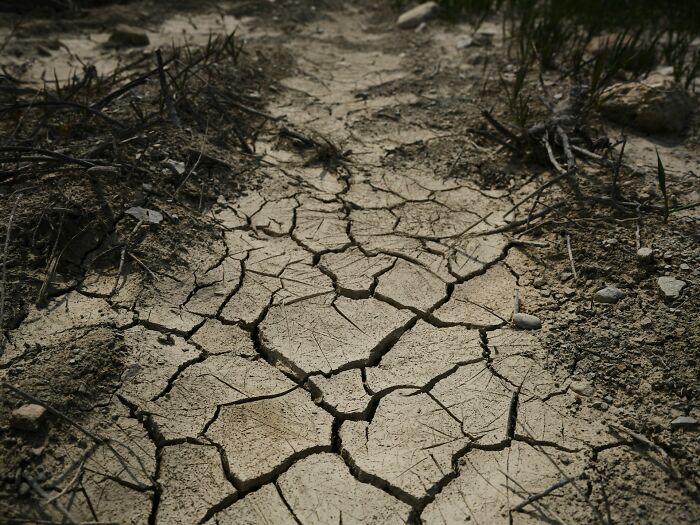 C*****d dry earth under drought conditions, showcasing environmental changes many Europeans report.