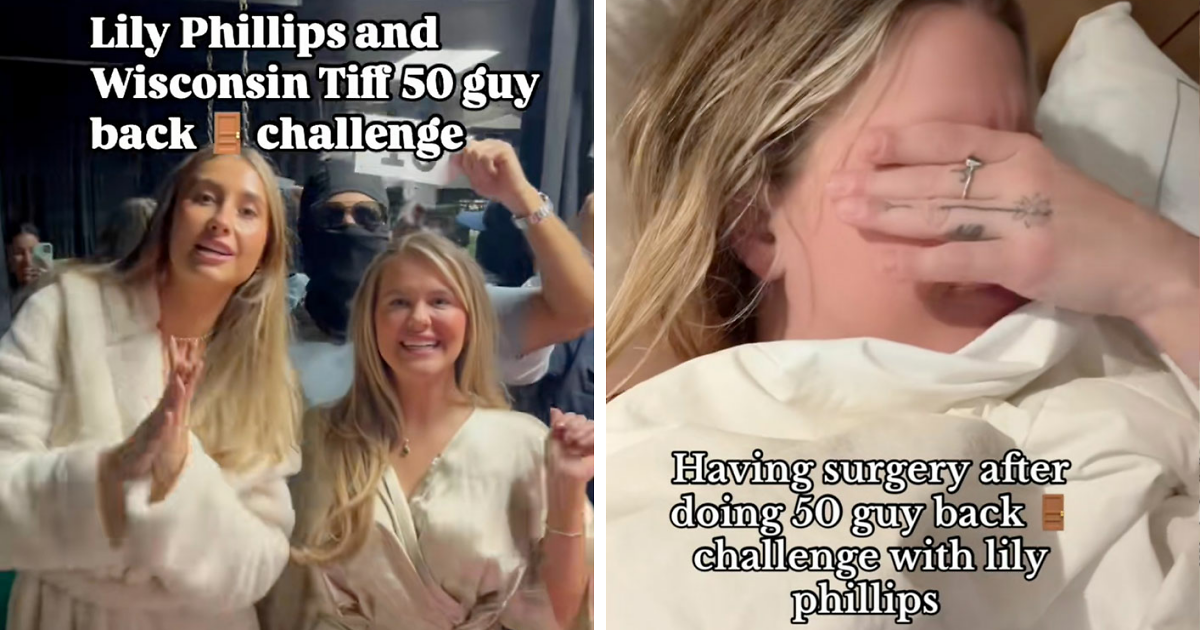Sick People: Lily Phillips Slammed For Controversial 50-Men Stunt That Left Friend Needing Surgery | Bored Panda Sick People: Lily Phillips Slammed For Controversial 50-Men Stunt That Left Friend Needing Surgery | Bored Panda
