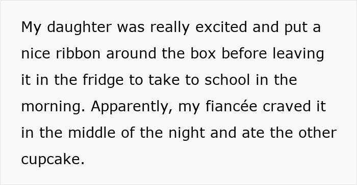 Text about a woman craving a girl's cupcake, highlighting a pregnancy excuse. Text about a woman craving a girl's cupcake, highlighting a pregnancy excuse.