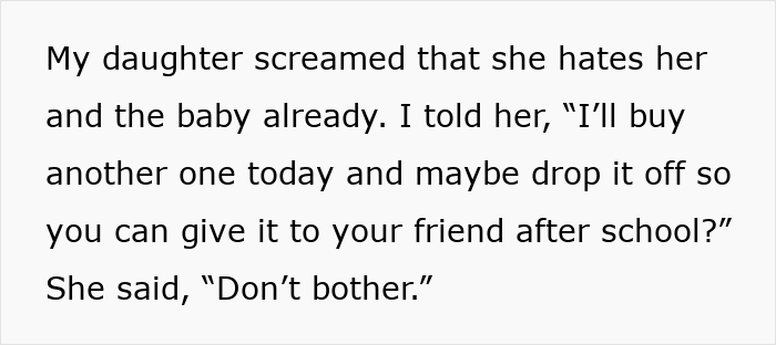 Text from an upset daughter after someone eats her cupcake. Text from an upset daughter after someone eats her cupcake.