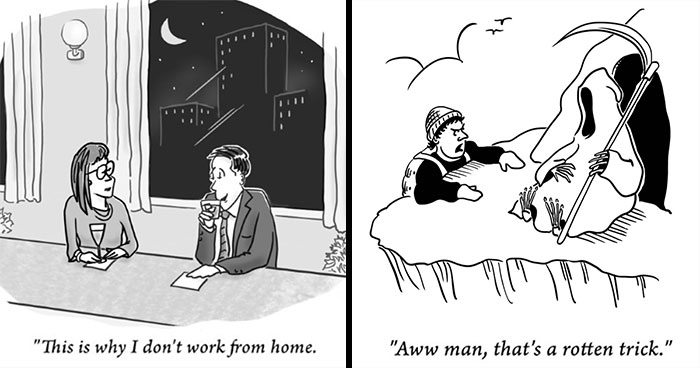 I Mix Dry Humor With Sharp Observations In My 20 One Panel Comics