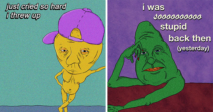 Team Of Creatives Blend Dark Humor With Emotional Honesty That Results In Hilarious Illustrations (40 Pics)