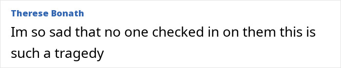 Comment expressing sadness over the tragedy involving Gene Hackman&rsquo;s dog Zinna.