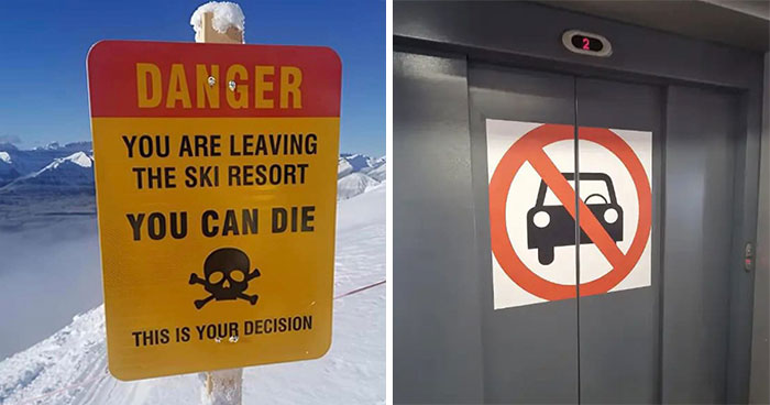 50 Funny Disclaimers That Probably Only Exist Because Someone Got Sued (New Pics)