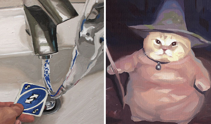 This Artist Creates Humorous Paintings Inspired By Digital Trends (30 Pics)