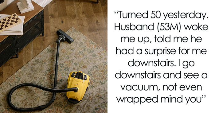 Guy Announces A Big Surprise For Wife’s 50th Jubilee, Turns Out It’s Just A Vacuum