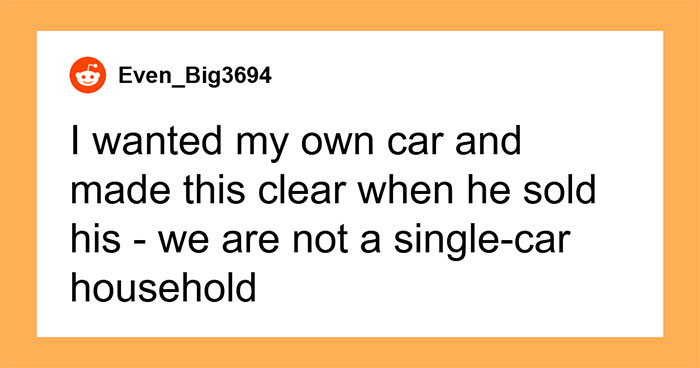 Husband Refuses To Pay Half The Bills For Car Both He And Wife Use, Gets Dragged Online