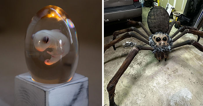40 Creepy And Cool Things People Created With Their Own Hands