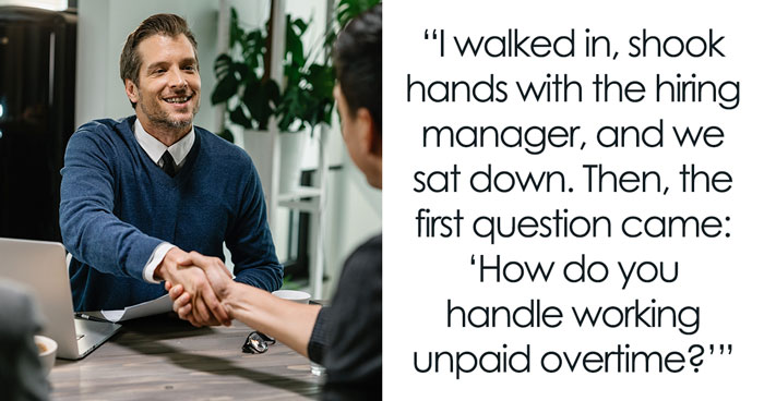 Applicant Stands Up And Leaves After Job Interviewer’s Question About “Handling Unpaid Overtime”