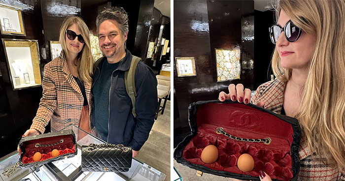 The Most Luxurious And Hilarious Accessory Of The Season: An Egg Purse, Created By This Duo