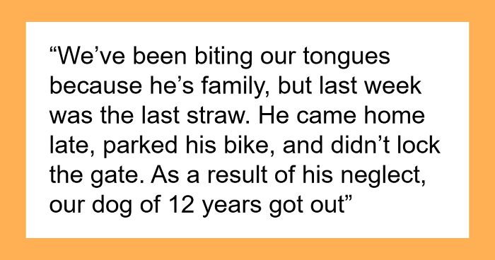 Freeloader BIL Shrugs Off Tragedy That Happened Because Of Him, Gets Kicked Out