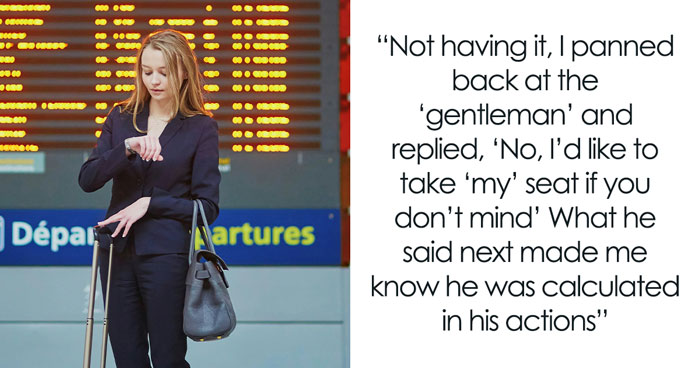 Airplane Drama Erupts As This Lady Finds Her Window Seat Occupied By A Random Entitled Guy