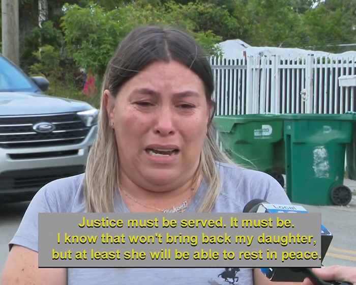 Nahomi Cittadini's mother speaks about a horrific homicide, emphasizing justice and peace for her daughter. Nahomi Cittadini's mother speaks about a horrific homicide, emphasizing justice and peace for her daughter.