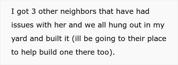 Text from a story about neighbors dealing with a difficult situation involving window cameras. Text from a story about neighbors dealing with a difficult situation involving window cameras.