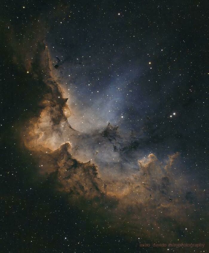 Stunning nebula in space, showcasing vibrant clouds and stars.